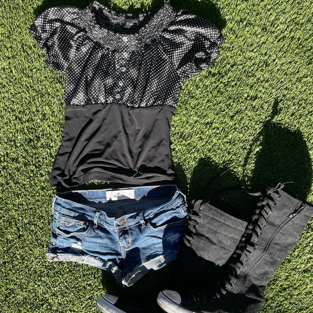 Hollister jean  shorts